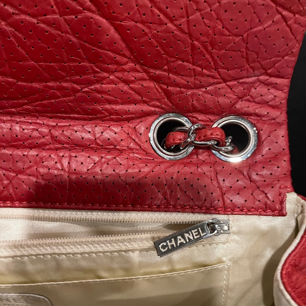 Chanel Rectangular Leather Flap Shoulder Bag - image 7